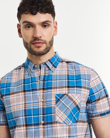 Short Sleeve Oxford Check Shirt