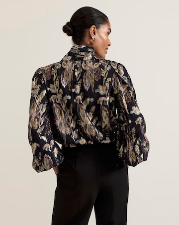 Phase Eight Tessa Floral Filcoupe Blouse