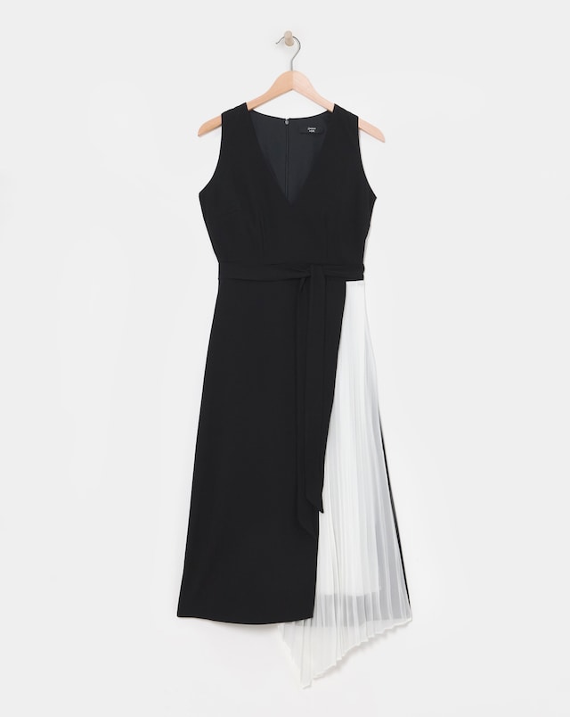 strapless open back dress Clementine Midi Dress | Blue Hydrangea