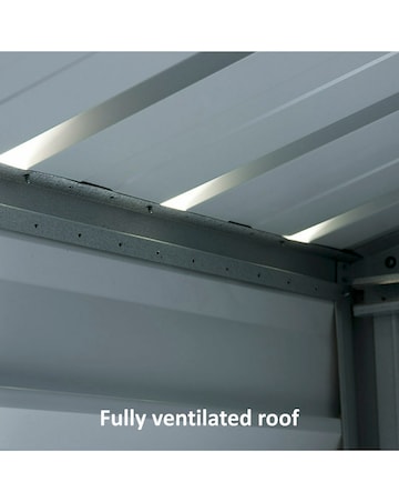 Yardmaster 8x4ft Castleton Pent Metal Shed