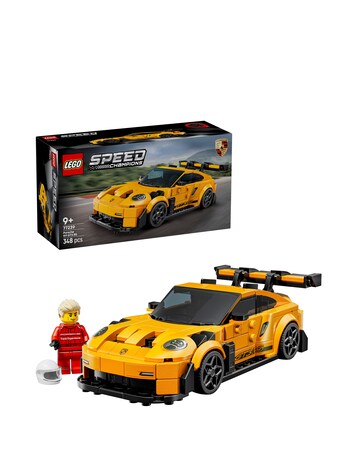 LEGO Speed Champions Porsche 911 GT3 RS Super Car Toy, Model Kit 77239