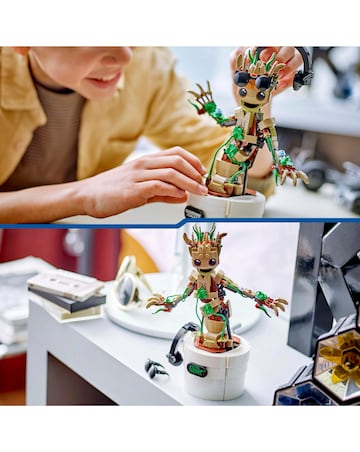 LEGO Marvel Dancing Groot Buildable Animated Toy 76297