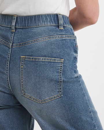 24/7 Mid Wash Wide Leg Jeans