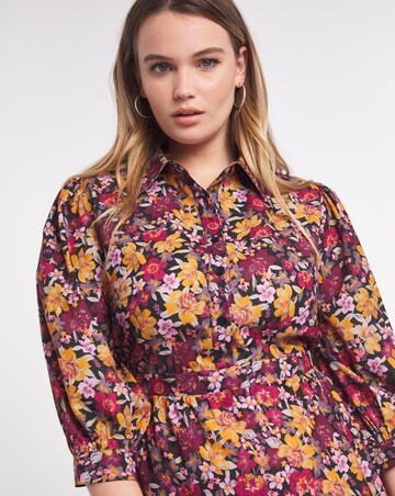 Lovedrobe Print Flip Hem Midi Dress