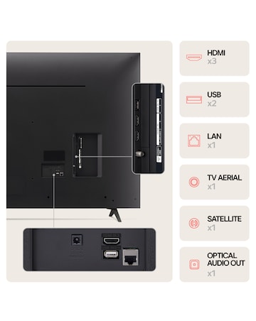 LG 50UT80006LA 50in LED 4K UHD HDR ThinQ Smart TV