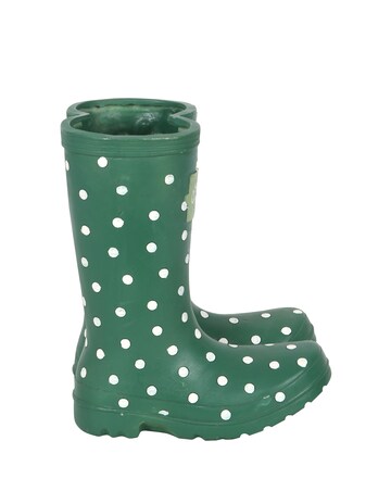 Green Welly Boot Planter