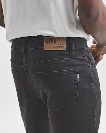 Union Skinny Fit Stretch Jeans Black