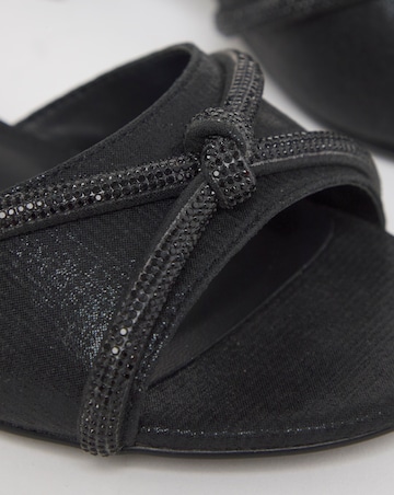 Dotty Diamante Two Part Heels - Extra Wide Fit (EEE)