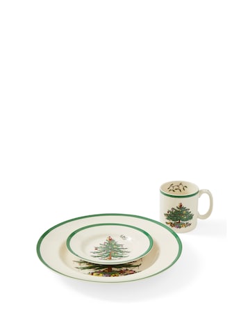Spode Christmas Tree 12 Piece Dinner Set