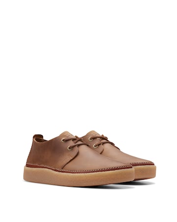 Clarks Clarkwood Low Shoe - Beeswax leather