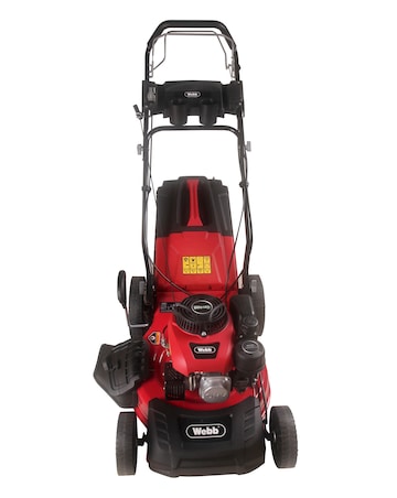 Webb Dynamic 46cm Self Propelled Petrol Lawnmower with Metal Deck