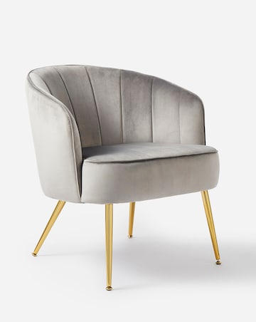 Joanna Hope Esme Velvet Accent Chair