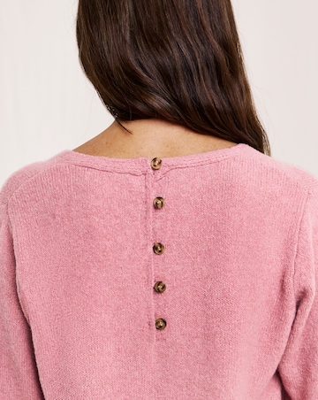 Julipa Button Detail Longline Jumper