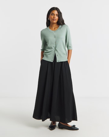 Mint Soft Touch Half Sleeve Cardigan