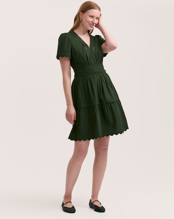 Finery London Scallop Mini Dress