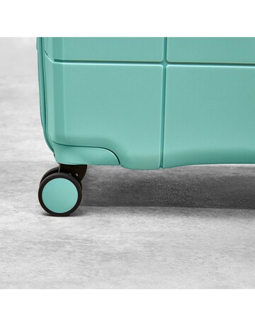 Rock Pixel Large Suitcase - Pastel Green