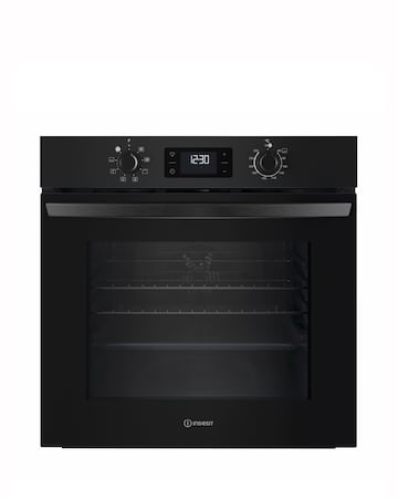 Indesit Turn&Go IO 253 B UK Built-In Electric Single Oven Black