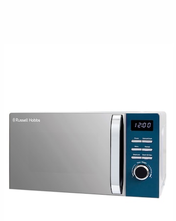 Russell Hobbs Distinctions 20 Litre Ocean Blue Stainless Steel Digital Microwave