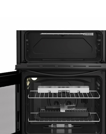 Indesit ITG6GB 60cm Gas Twin Cooker - Black + Installation