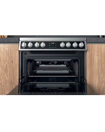 Hotpoint HDM67V8D2CX/UK 60cm Electric Double Cooker + Installation