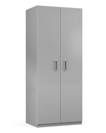 Kendal Ready Assembled High Gloss 2 Door Wardrobe