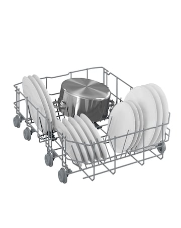 Beko DVS04020B Freestanding 10-place Slimline Dishwasher - Black