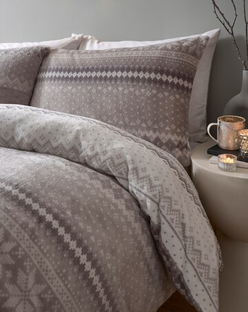 Fairisle Fleece Duvet Set