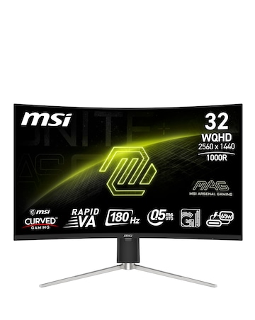 MSI MAG 325CQRF QD E2 32in WQHD 180Hz HDR AI Vision Curved Gaming Monitor