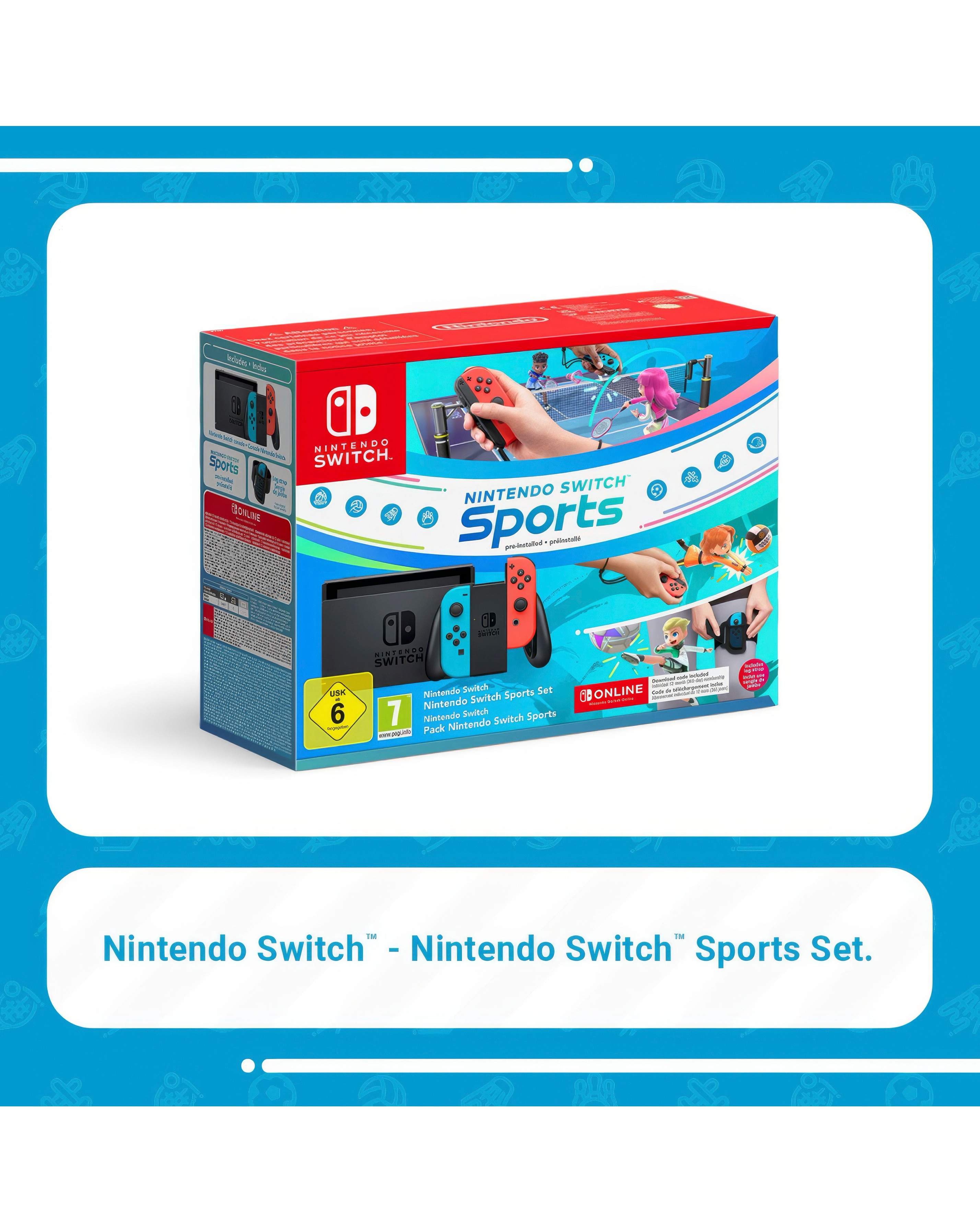 ｎ*ｊ様 Nintendo Switch Nintendo Switch Neon with Switch Sports & 12 Months Switch Online