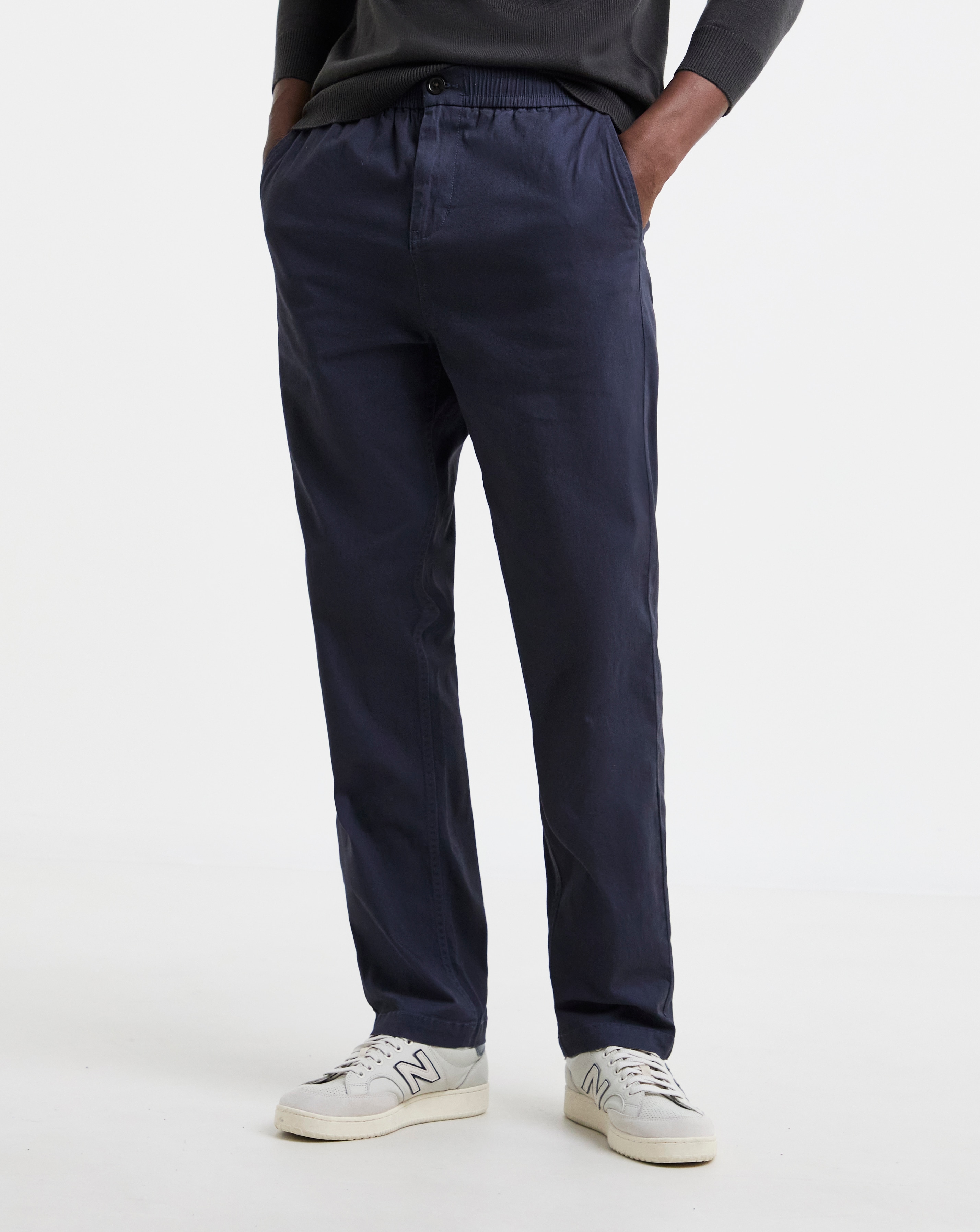 Elasticated Waist Straight Fit Chino | JD Williams