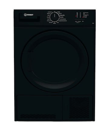 Indesit C YD C82 BBGL UK Condenser Tumble Dryer 8kg - Black