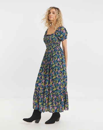 Joe Browns Serena Shirred Boho Crinkle Maxi Dress