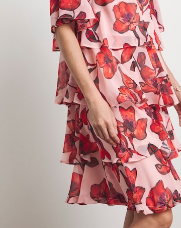 Joanna Hope Tiered Shift Dress