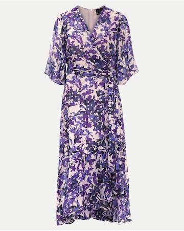 Phase Eight Juliette Floral Fil Coupe Wrap Dress