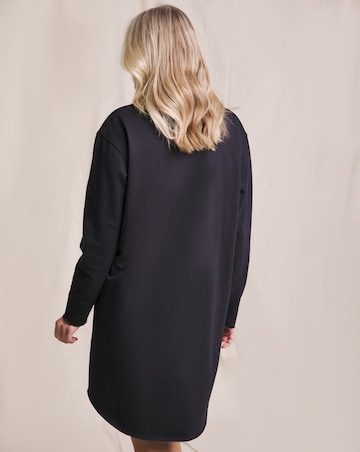 Julipa Pop Over Henley Sweat Dress