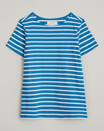 Seasalt Cornwall Sailor T- Shirt Falmouth Breton Sailboat