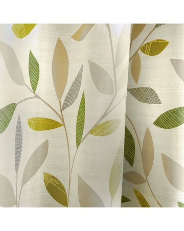 Fusion Beechwood Eyelet Curtains