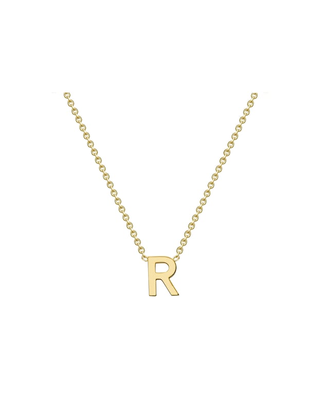 9 Carat Gold A-Z Initial Necklace
