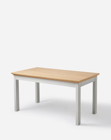 Julipa Ashford Table with 4 Ava Faux Leather Chairs