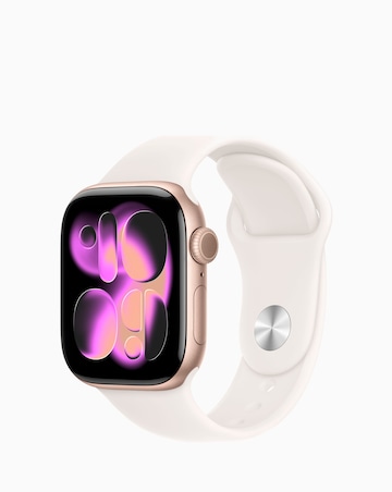 Apple Watch Series 11 GPS + Cellular 46mm - Light Blush Sport Band - M/L