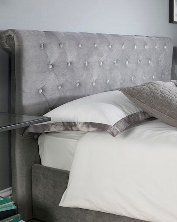 Aspire Chesterfield Side Lift Ottoman Bed