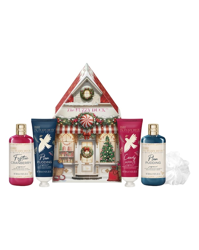 Fuzzy Duck Winter Wonderland Gingerbread House Gift Set