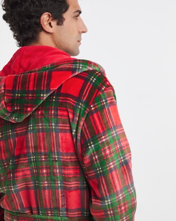 Joe Browns Fleece Check Dressing Gown