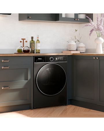 Hisense Power Steam 5i Series DH5I104BWAB WiFi-enabled 10kg Tumble Dryer - Black