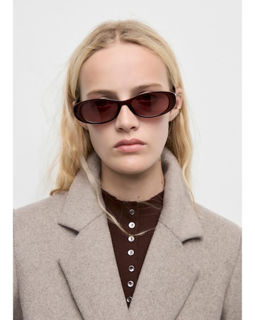 Mango Cream Button Up Coat