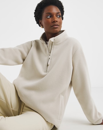 Quarter Zip Longline Fleece