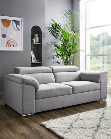 Ripley 3 Seater Sofa with Adjustable Headrest