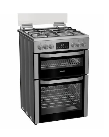 Hotpoint HDD6GDC2WX 60cm Dual Fuel Double Cooker with Glass Lid Installation