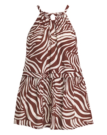 Textured Crinkle Halter Top