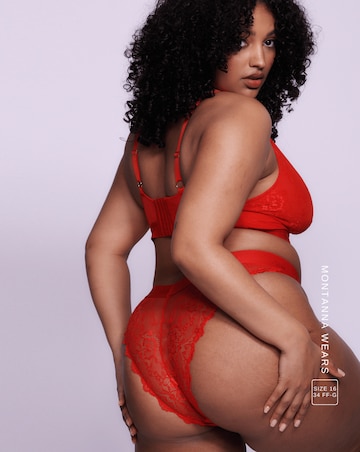 Lemonade Dolls Signature Lace V Brazilian Red